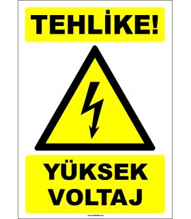 EF1552 - Tehlike! Yüksek Voltaj