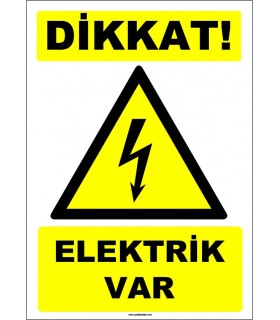 EF1594 - Dikkat! Elektrik Var