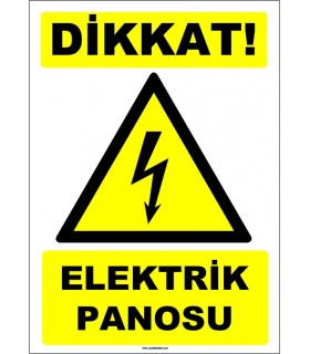 EF1597 - Dikkat Elektrik Panosu