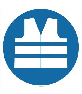 EF1710 - Koruyucu Yelek İşareti/Levhası/Etiketi