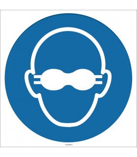 EF1717 - Koruyucu Gözlük İşareti/Levhası/Etiketi