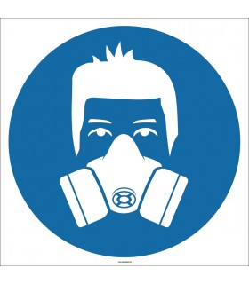 EF1726 - Yarım Yüz Maskesi İşareti/Levhası/Etiketi