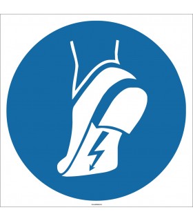 EF1783 - Antistatik Ayakkabı İşareti/Levhası/Etiketi