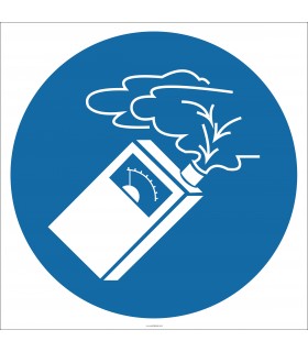 EF1810 - Gaz Ölçüm Cihazı İşareti/Levhası/Etiketi