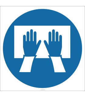 EF1821 - Ellerinizi Topraklama Levhasına Bastırın İşareti/Levhası/Etiketi