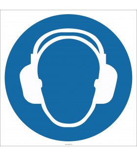 EF1907 - Koruyucu Kulaklık İşareti Levhası/Etiketi