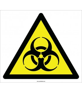 EF2092 - Dikkat Biyolojik Tehlike (Biyotehlike) İşareti