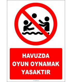 EF2496 - Havuzda oyun oynamak yasaktır