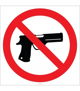 EF2761 - Silahla Girmek Yasaktır İşareti