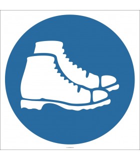 EF2884 - Koruyucu Ayakkabı İşareti/Levhası/Etiketi