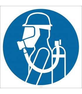 PF1139 - Solunum Aygıtı Kullan İşareti/Levhası/Etiketi