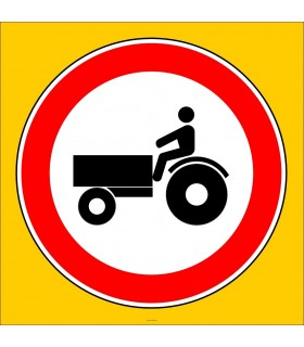 PF1327 - Traktör Giremez Trafik Levhası