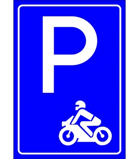 PF1511 - Motosiklet Park Yeri Levhası