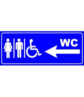 PF1635 - Kadın Erkek Engelli WC Solda