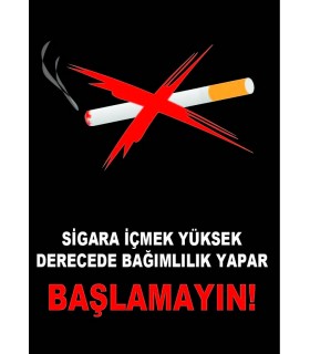 AT1049 - Sigara İçmek Yüksek Derecede Bağımlılık Yapar, Başlamayın