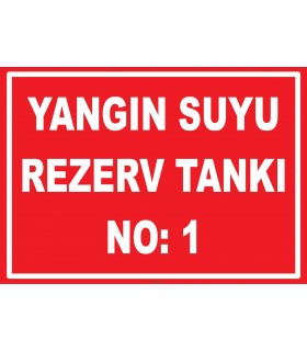 YT7420 - 1 numaralı yangın suyu rezerv tankı