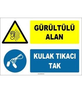 ZY1324 - Gürültülü Alan, Kulak Tıkacı Tak