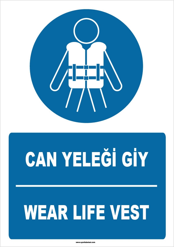 Life is wear. Wear a Life Vest рисунок.