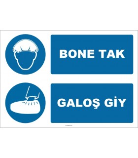 ZY1498 - Bone Tak, Galoş Giy
