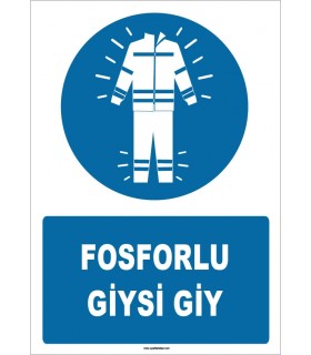 ZY1572 - Fosforlu Giysi Giy