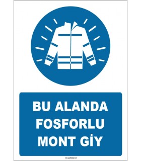 ZY1679 - Bu Alanda Fosforlu Mont Giy