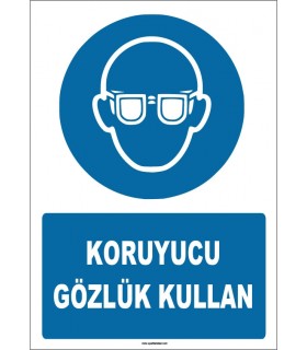 ZY1775 - ISO 7010 Koruyucu gözlük kullan