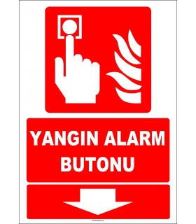 ZY1979 - ISO 7010 Yangın Alarm Butonu, Aşağıda